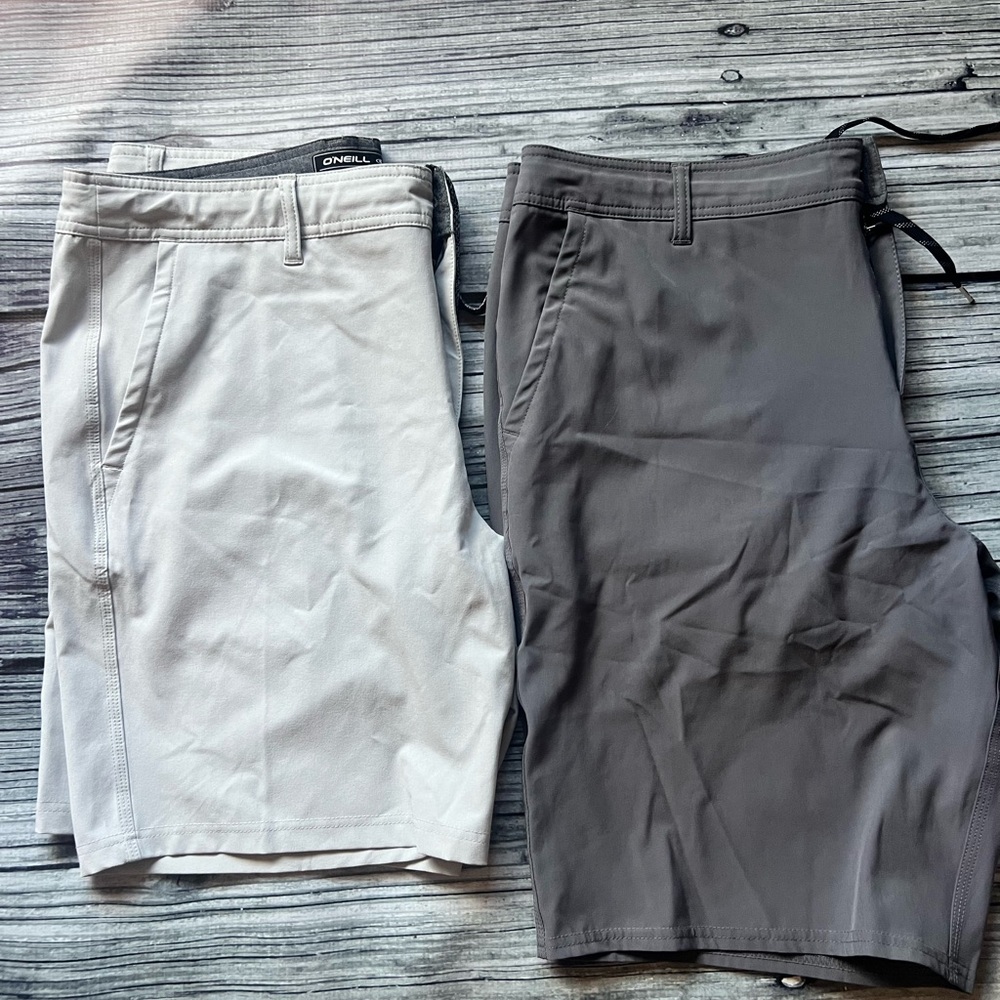 O'Neill Light Gray and Dark Gray Shorts Duo